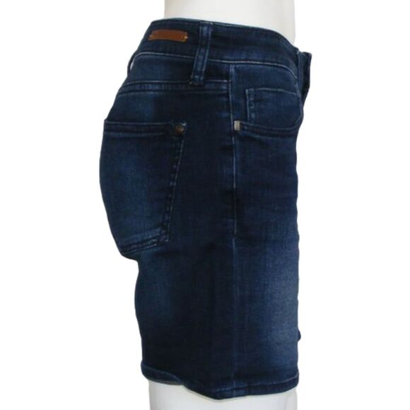 PILCRO/ANTHRO Jean Shorts, 27, Stet, Rolled Cuffs, Zipper fly, Pockets, Blue - Picture 7 of 11